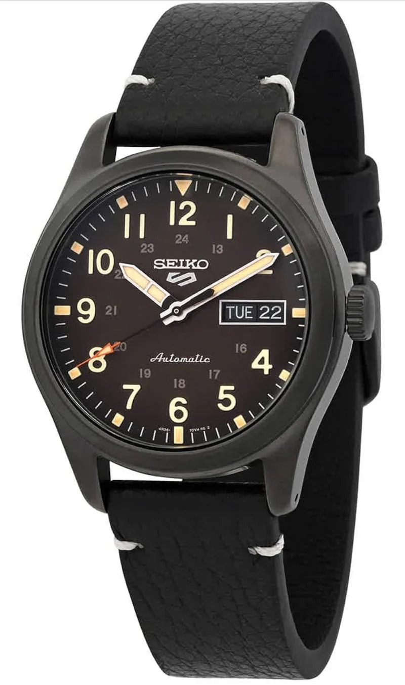 SEIKO 5 Sports Men's Watch Black 39.4mm Stainless Steel - New