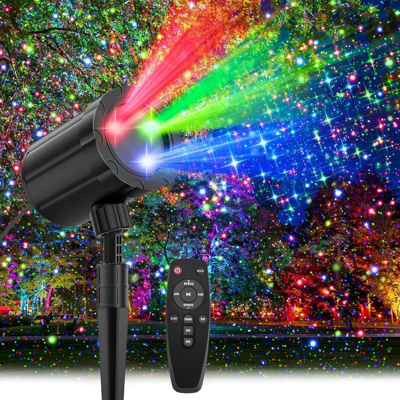 Christmas Projector Lights Outdoor Decorations - New