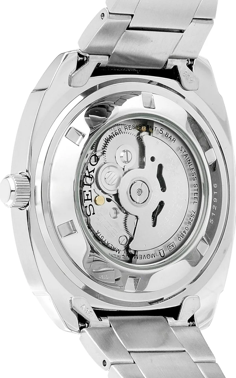 SEIKO Automatic Watch Recraft Series, Stainless Steel, Day/Date Calendar, 50m Water Resistant, and 41 Hour Power Reserve - Green
