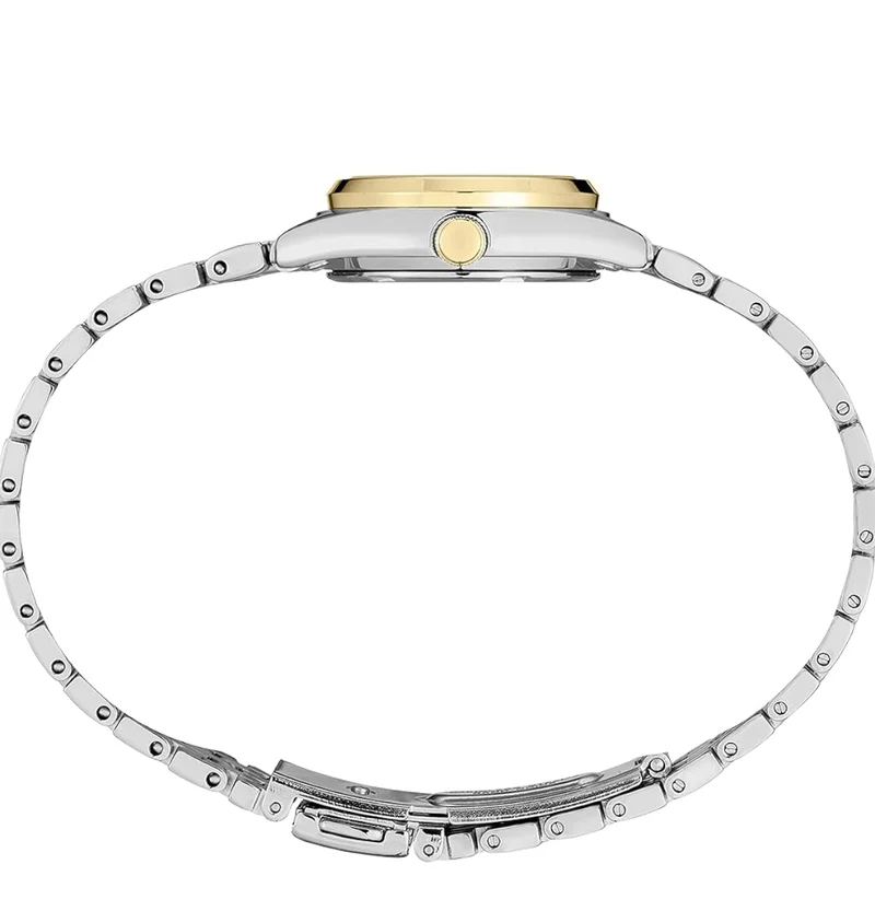 SEIKO Watch Essentials Day/Date Calendar, Two-Tone Stainless Steel Case, 100m Water-Resistant