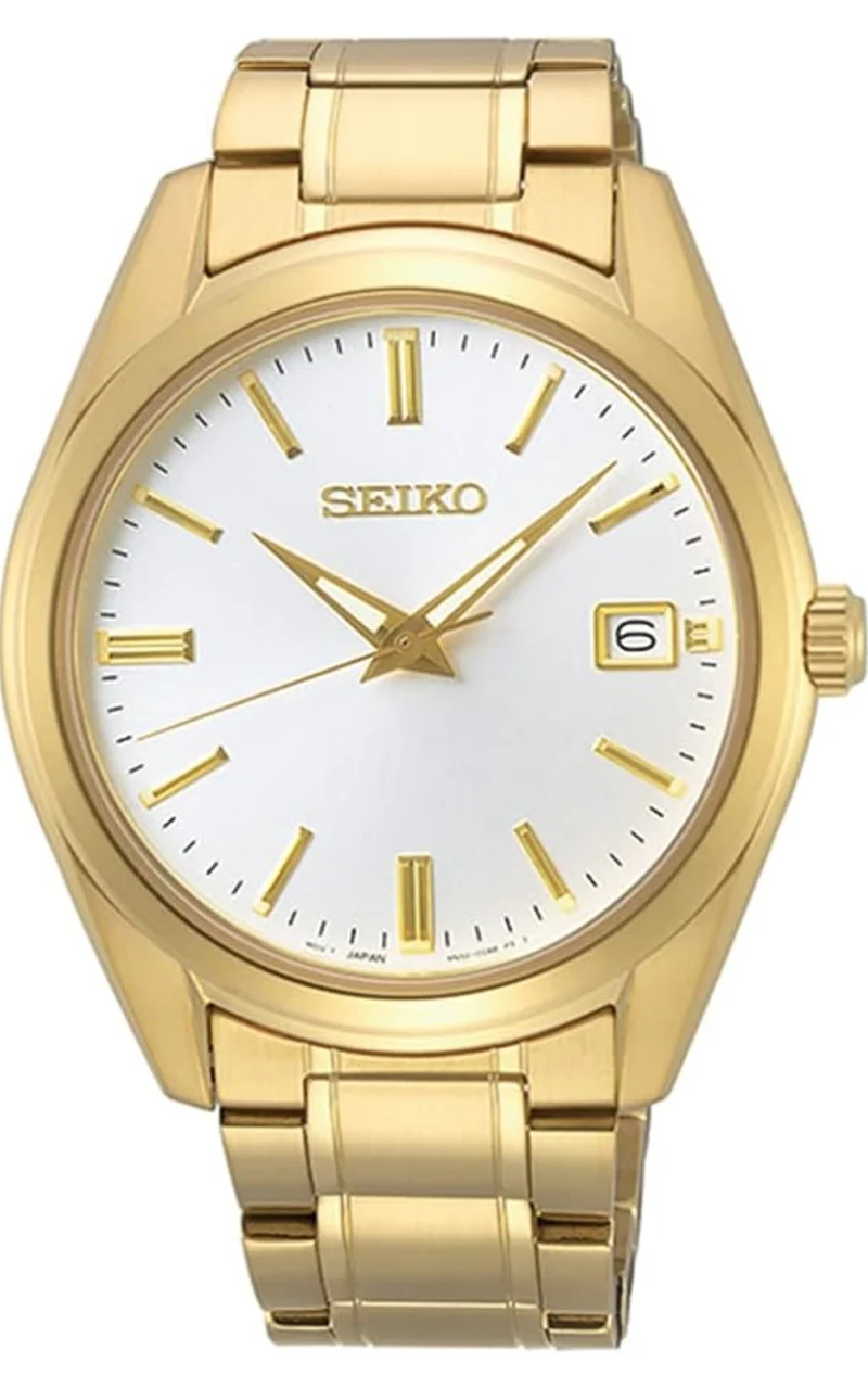 Seiko Men's Essentials Steel Two Tone Japanese Quartz Gold Strap
