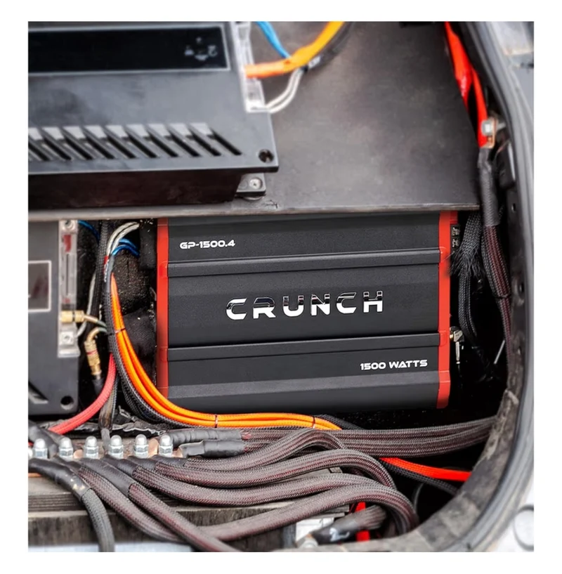 Crunch Ground Pounder GP-1500.4 1500 Watt 4 Channel Amplifier - NEW