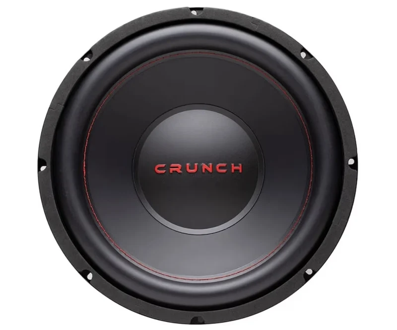 Crunch CRW12D4 12" 800 Watt MAX 4 Ohm Dual Voice Coil Subwoofer w/ 2 Channel 1000 Watt Amp A/B Class - NEW