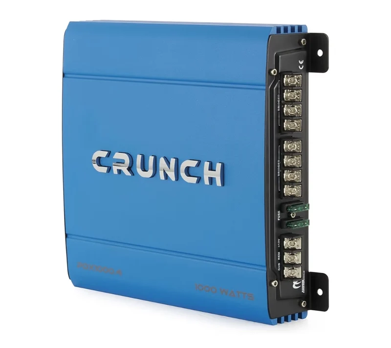 Crunch PDX-1000.4 PowerDriveX 1000 Watt 4 Channel Exclusive Blue A/B Car Stereo Amplifier - NEW