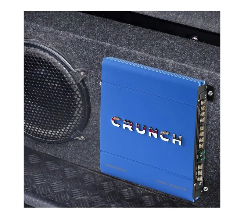 Crunch PDX-1000.4 PowerDriveX 1000 Watt 4 Channel Exclusive Blue A/B Car Stereo Amplifier - NEW