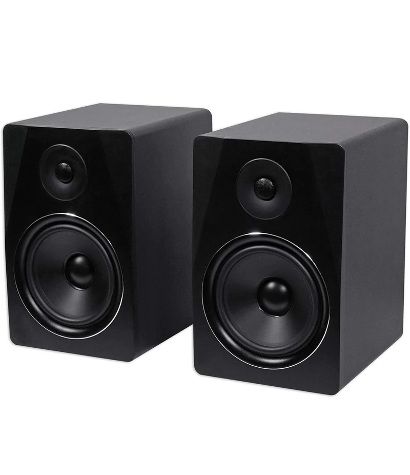 Rockville APM8B 8" 2-Way 500W Active/Powered USB Studio Monitor Speakers Pair