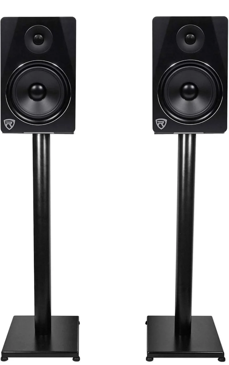Rockville APM8B 8" 2-Way 500W Active/Powered USB Studio Monitor Speakers Pair