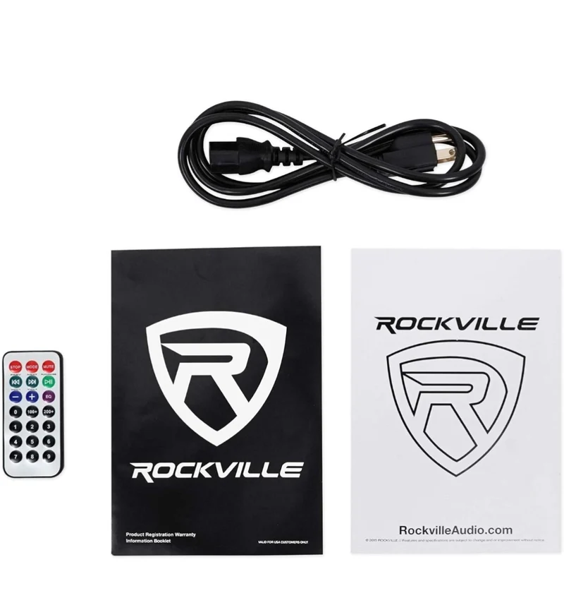 BUNDLE (2) Rockville BPA12 12" Pro Active 600w DJ PA Speaker with Bluetooth