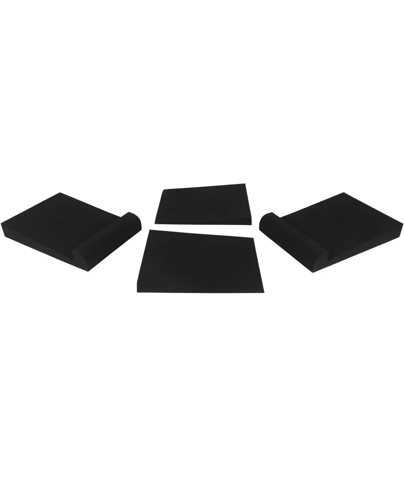 Rockville (2) APM8B 8" Powered Studio Monitors+Active 10" Subwoofer+Foam Pads