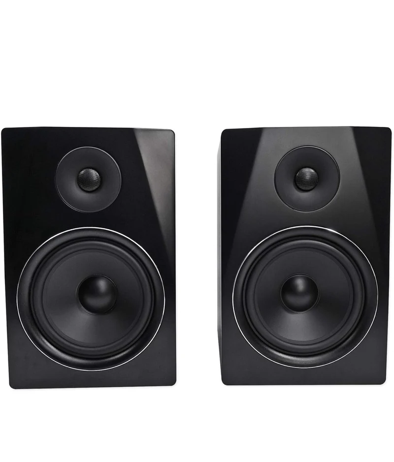 Rockville (2) APM8B 8" Powered Studio Monitors+Active 10" Subwoofer+Stands and Pads