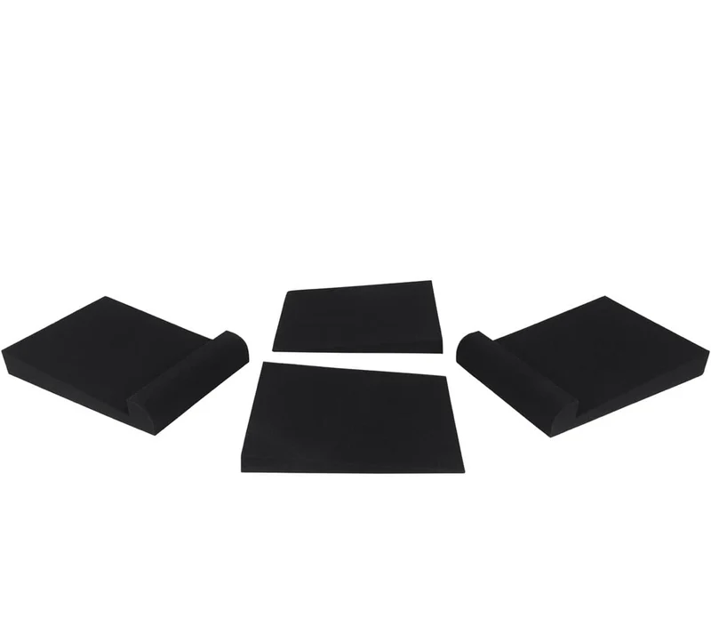 Rockville (2) APM8B 8" Powered Studio Monitors+Active 10" Subwoofer+Stands and Pads