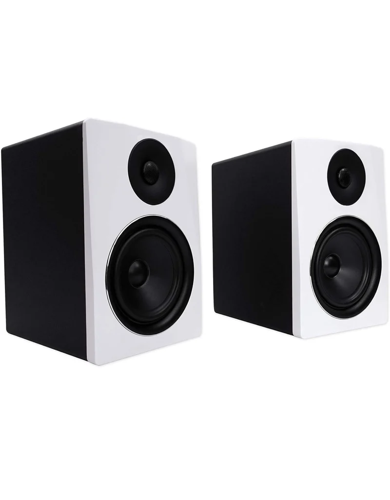 Rockville Pair APM6W 6.5" 350 Watt USB Studio Monitor Speakers+Black 37" Stands