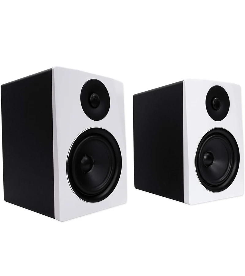 Rockville 2 APM6W 6.5" 350w Studio Monitors+36" Stands+Pads+Headphones+Mic