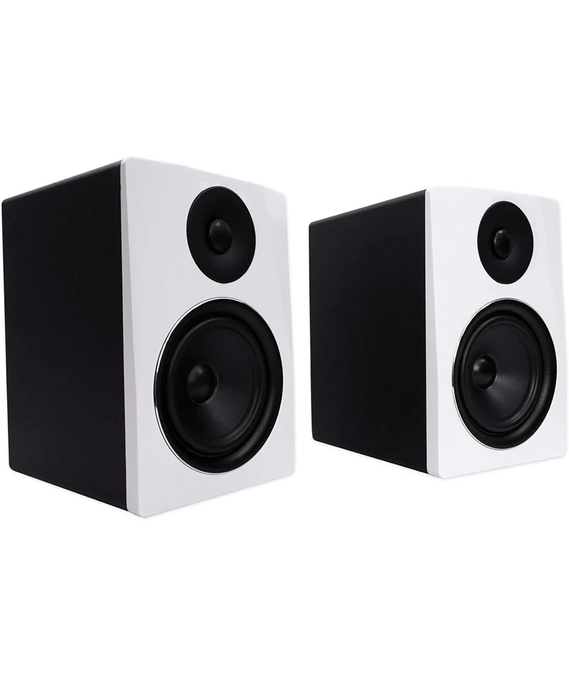 Rockville Pair APM6W 6.5" 350W Studio Monitors+36" Stands+Pads+Headphones