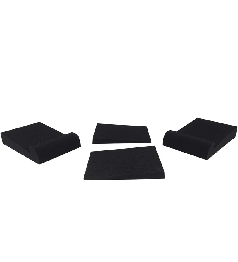 Rockville (2) APM6W 6.5" 350w Studio Monitors+Stands+Pads+Headphones+Mic+Shield