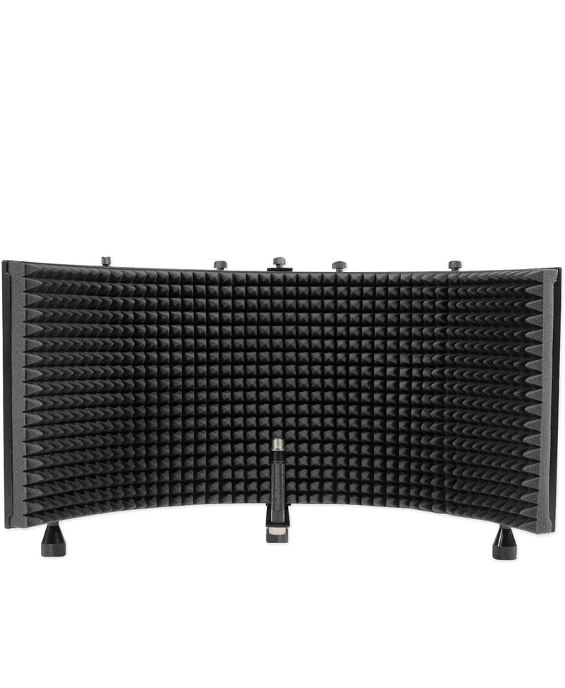 Rockville (2) APM6W 6.5" 350w Studio Monitors+Stands+Pads+Headphones+Mic+Shield