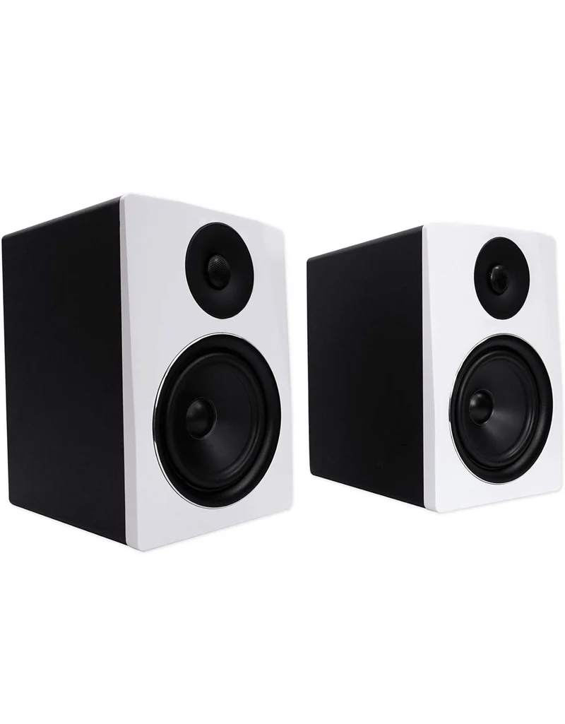 Rockville 2 APM6W 6.5" 350W Powered Studio Monitors+Stands+Pads+Headphones