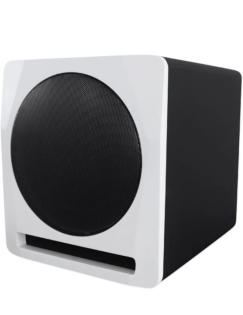 Rockville 2 APM6W 6.5" Powered Studio Monitors+Active 10" Subwoofer+Stands+Pads