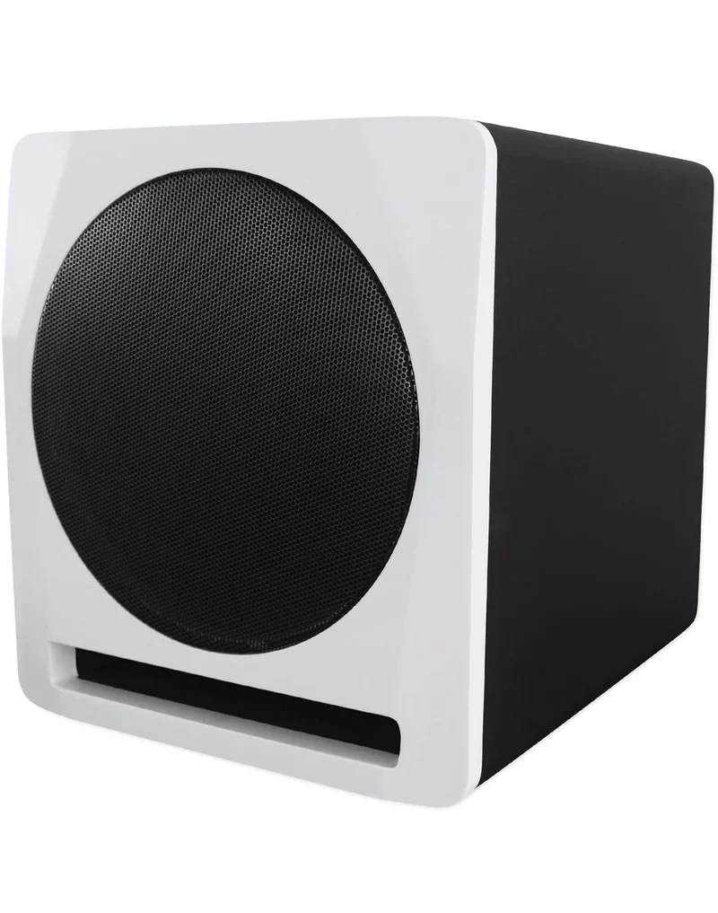 Rockville (2) APM6W 6.5" Powered Studio Monitors+Active 10" Subwoofer+Stands+Pads