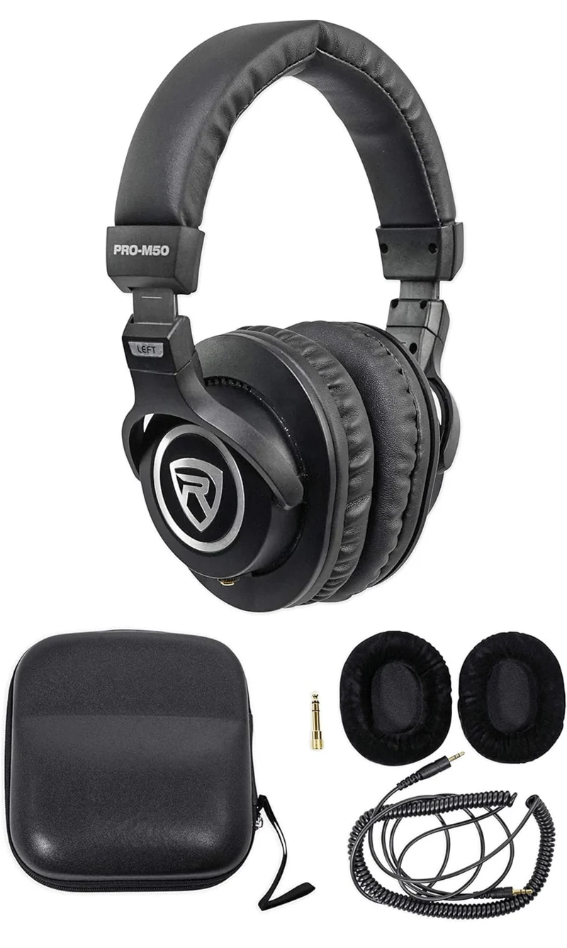 Rockville Apm6c 6.5" 2-Way 350W Active/Powered USB Studio Monitor Speakers Pair