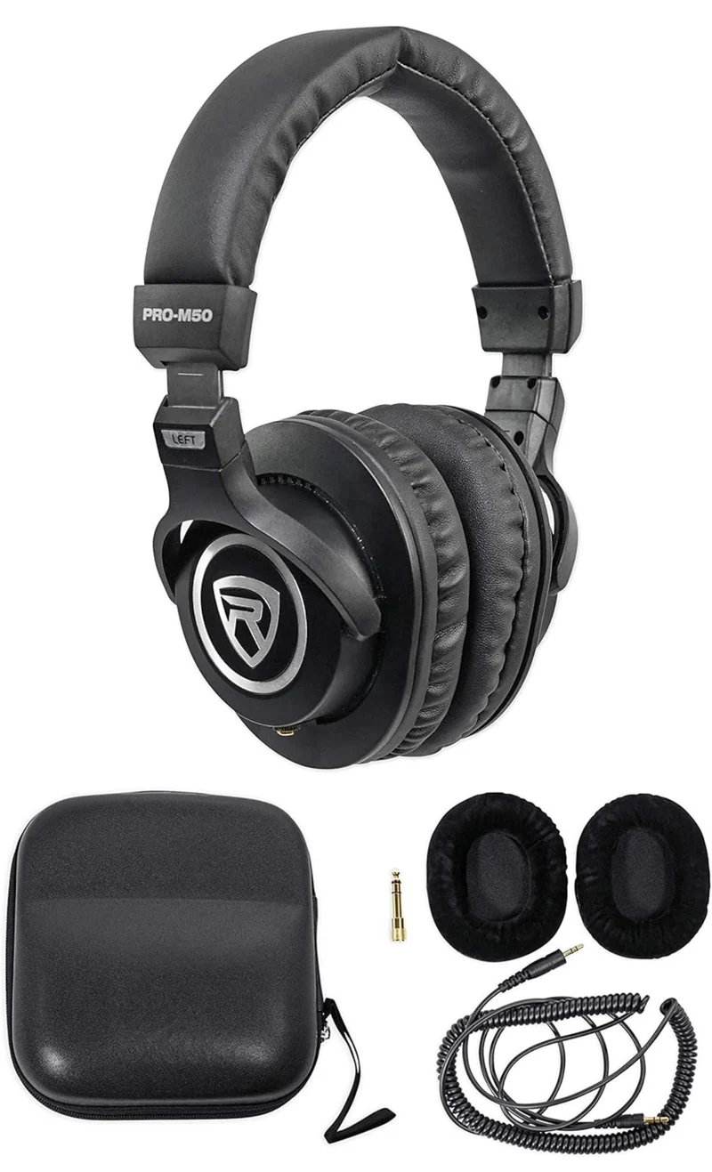 Rockville Apm6c 6.5" 2-Way 350W Active/Powered USB Studio Monitor Speakers Pair