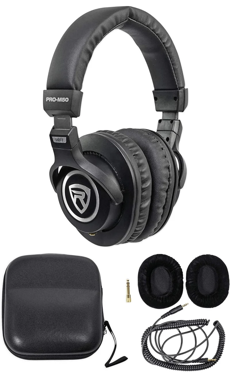 Rockville Apm6c 6.5" 2-Way 350W Active/Powered USB Studio Monitor Speakers Pair