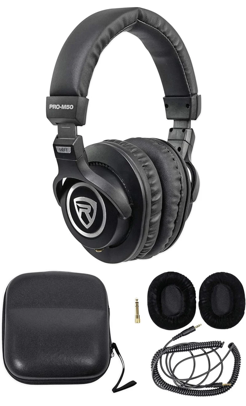 Rockville Apm6c 6.5" 2-Way 350W Active/Powered USB Studio Monitor Speakers Pair