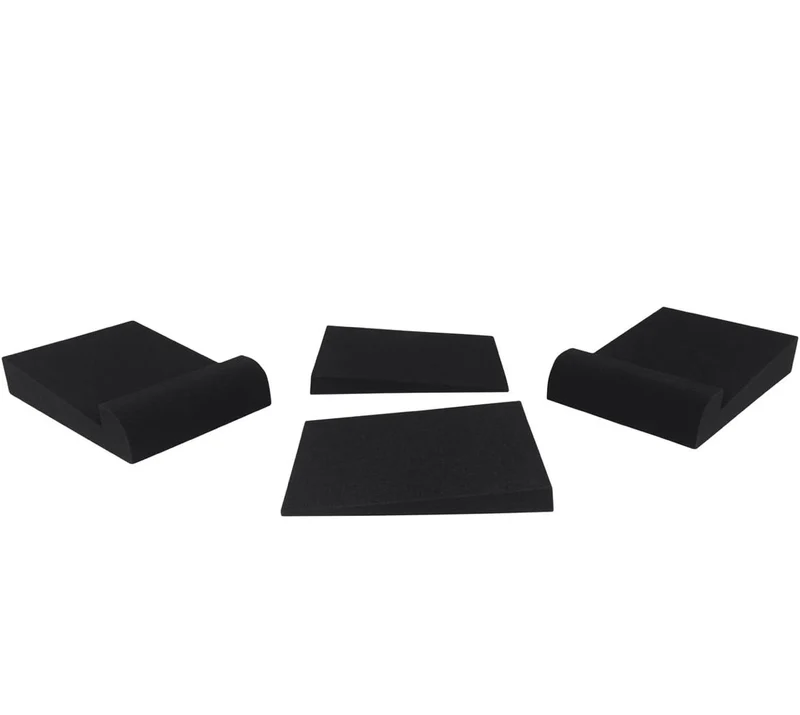 Rockville Pair APM6C 6.5" 2-Way 350 Watt Powered USB Studio Monitors+Stands+Pads