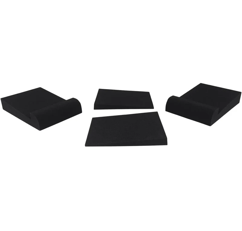 Rockville 2 APM6C 6.5" Powered Studio Monitors+Active 10" Subwoofer+Stands+Pads