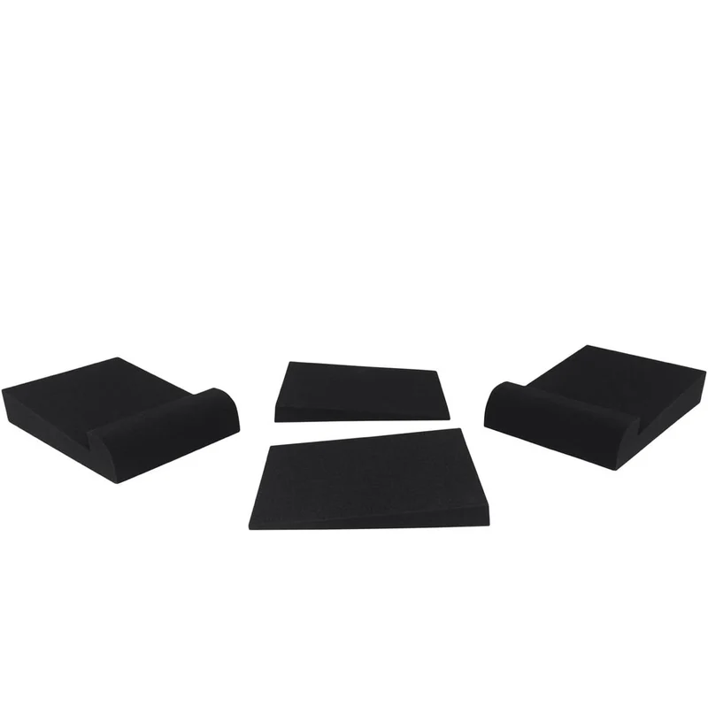 Rockville Pair APM5W 5.25" 2-Way 250W Powered USB Studio Monitors+Stands+Pads