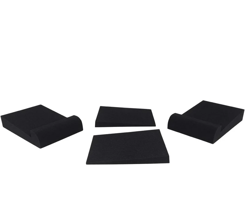 Rockville Pair APM5W 5.25" 2-Way 250W Powered USB Studio Monitors+Stands+Pads