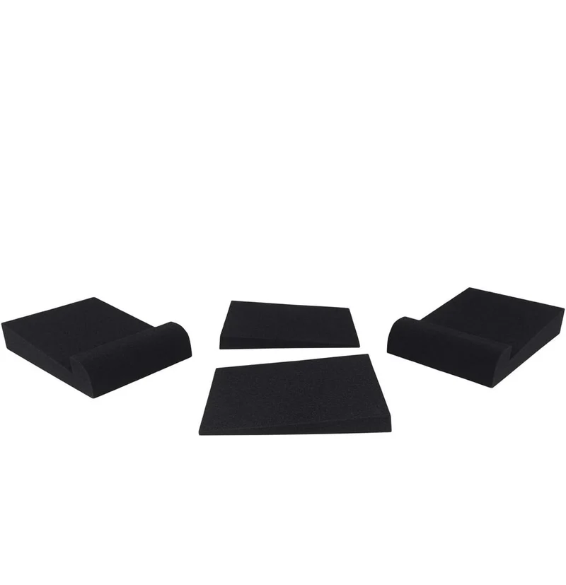 Rockville (2) APM5W 5.25" Powered Studio Monitors+Active Subwoofer+Stands+Pads
