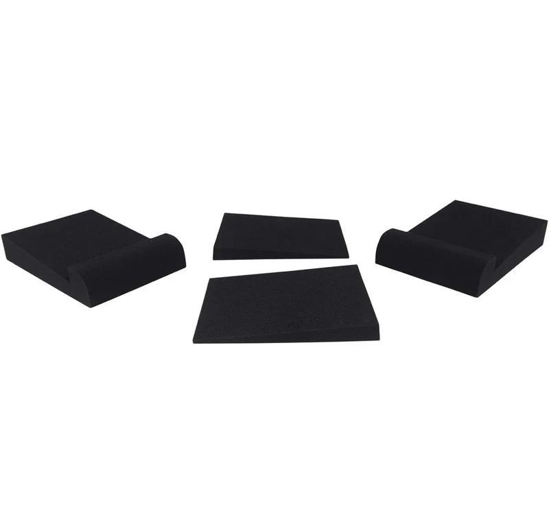 Rockville Pair APM5C 5.25" 2-Way 250W Powered USB Studio Monitors and Stands+Pads