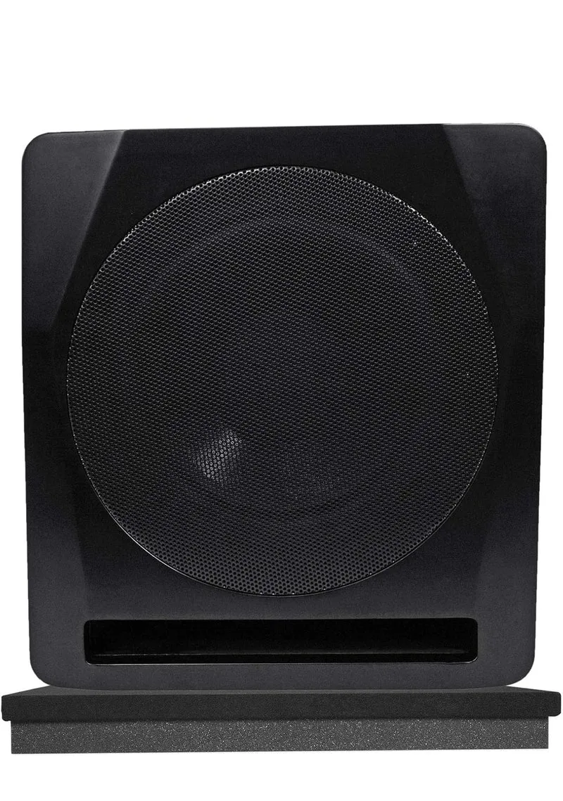 Rockville APM10B 10" 400 Watt Powered Studio Subwoofer Pro Sub + Acoustic Riser