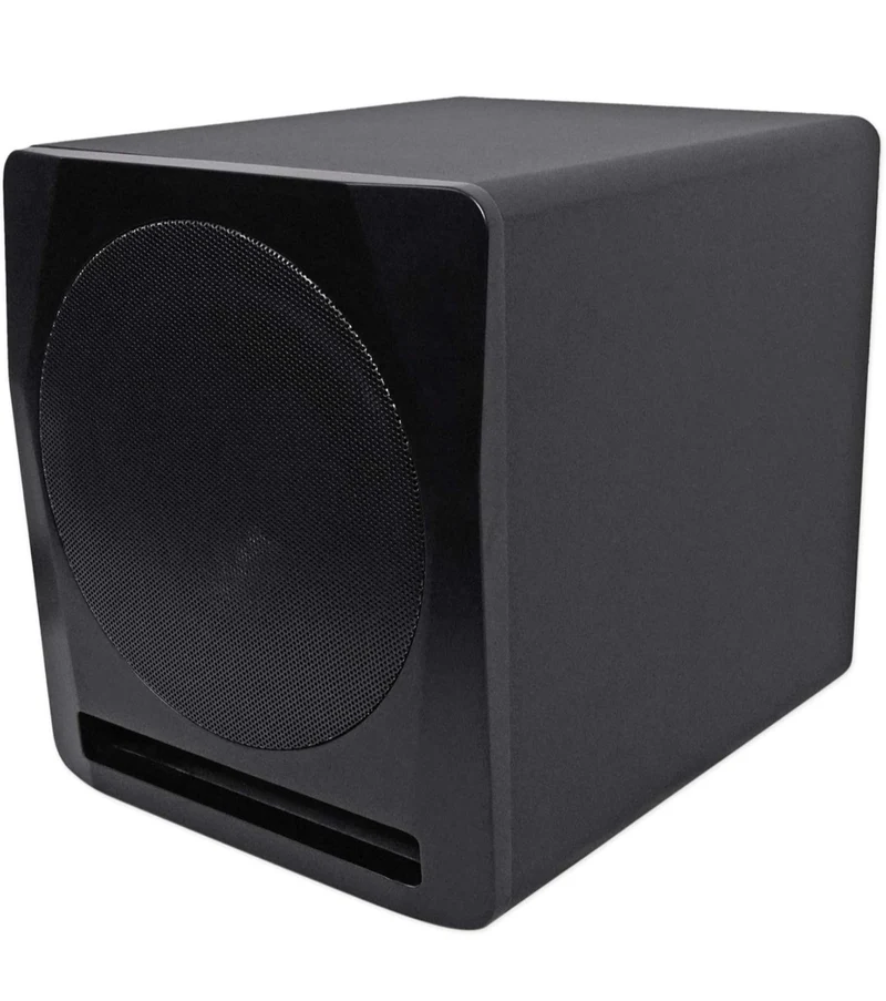 Rockville APM10B 10" 400 Watt Powered Studio Subwoofer Pro Sub + Acoustic Riser