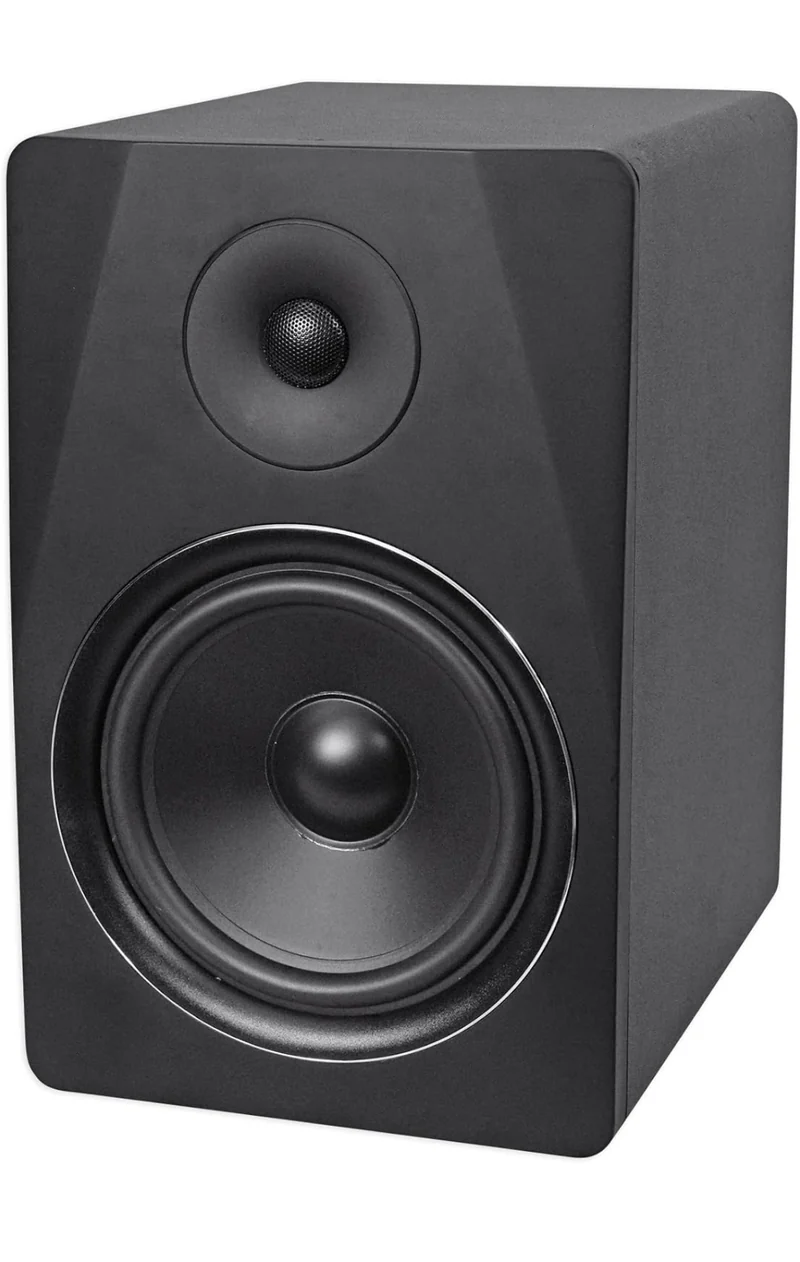 Rockville (2) DPM8B Dual Powered 8" 600 Watt Active Studio Monitor Speakers