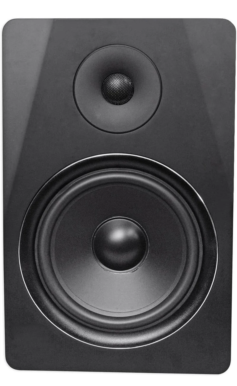 Rockville (2) DPM8B Dual Powered 8" 600 Watt Active Studio Monitor Speakers