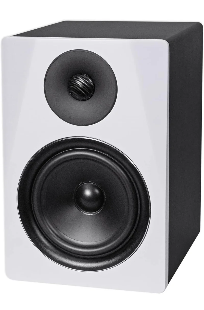 Rockville 2 DPM6W Dual Powered 6.5" 420 Watt Active Studio Monitors+Stands+Pads