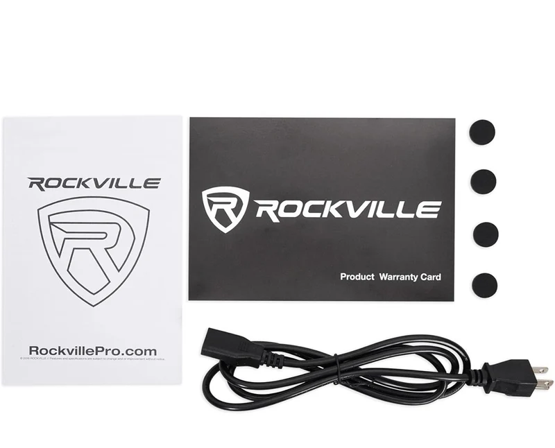 Rockville (2) DPM6W Dual Powered 6.5" 420 Watt Active Studio Monitor Speakers