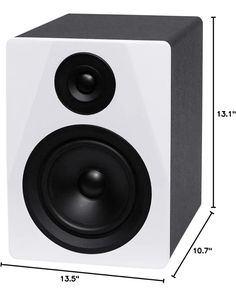 Rockville (2) DPM5W Dual Powered 5.25" 300 Watt Active Studio Monitor Speakers