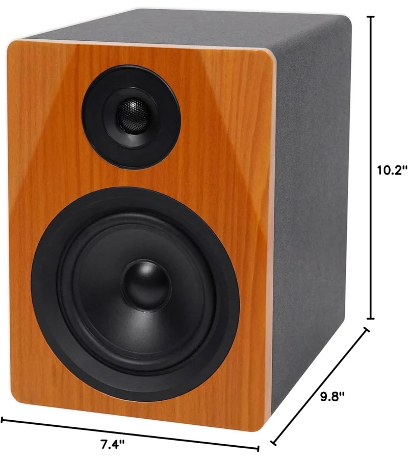 Rockville (2) DPM5C Dual Powered 5.25" 300 Watt Active Studio Monitor Speakers