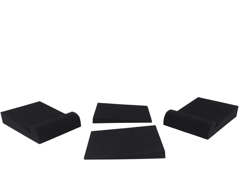Rockville 2 DPM5B Dual Powered 5.25" 300w Active Recording Studio Monitors+Pads