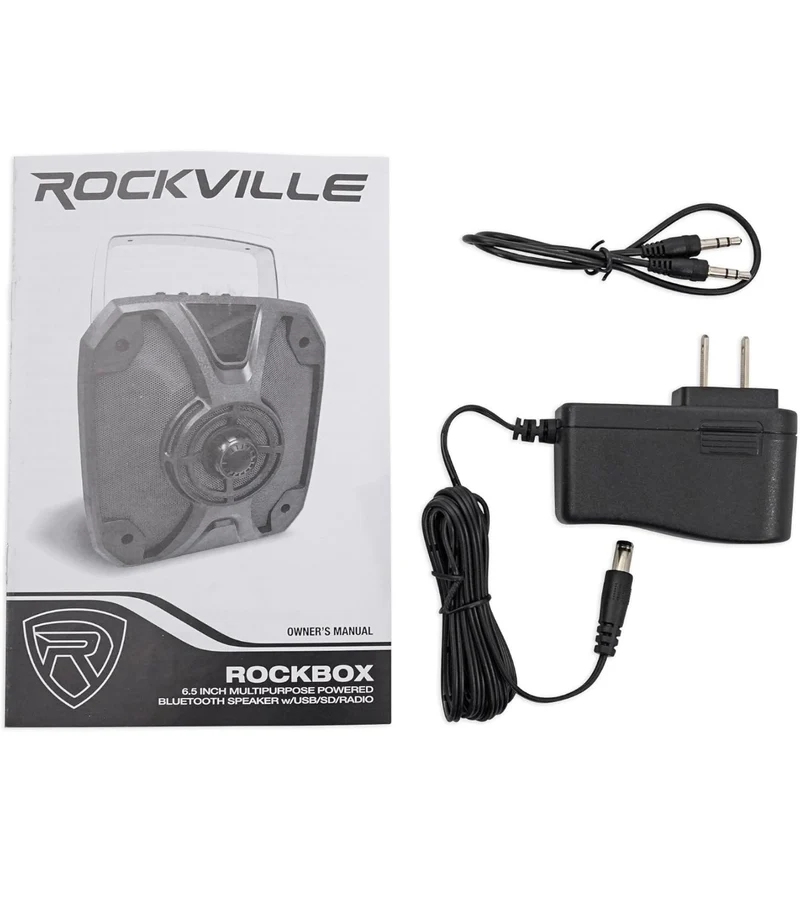 ROCKBOX Portable Rechargeable School Teacher Classroom PA Speaker System+Headset