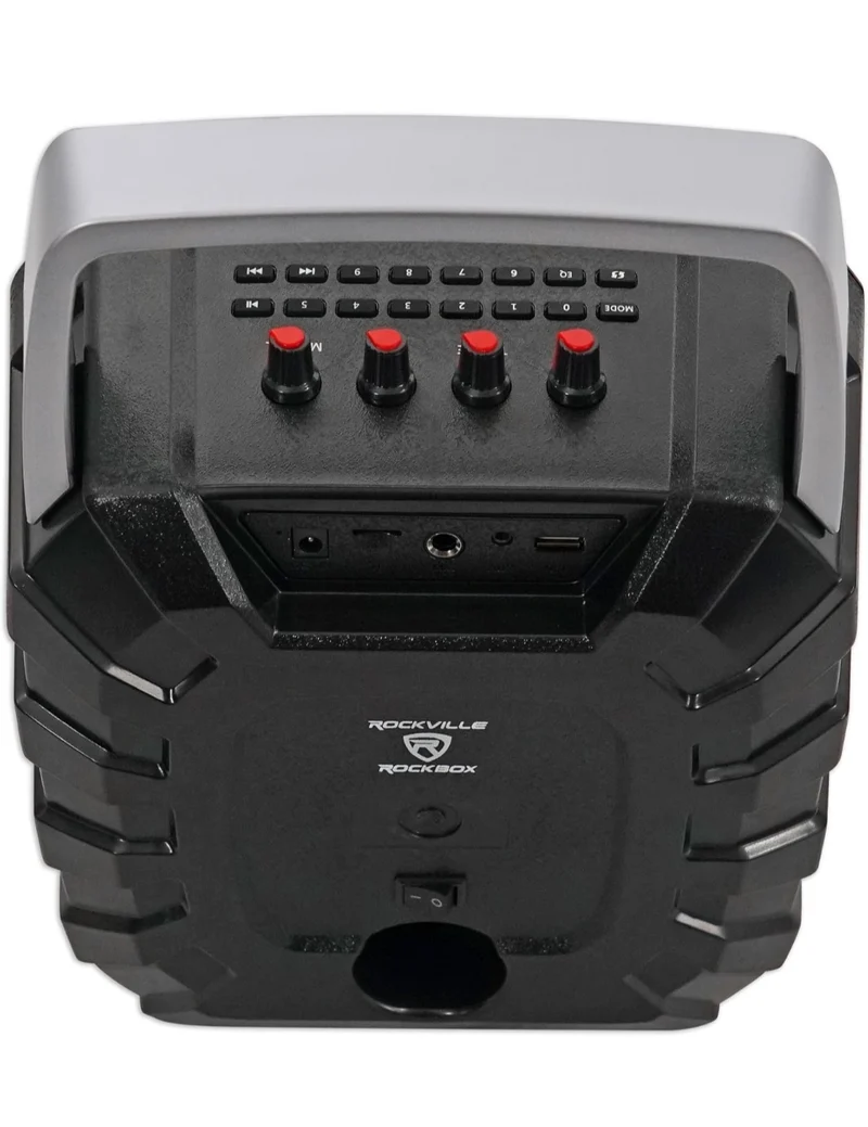 Rockville 6.5" Rechargeable Audio Visual PA Speaker+Mic for Teachers/Speeches