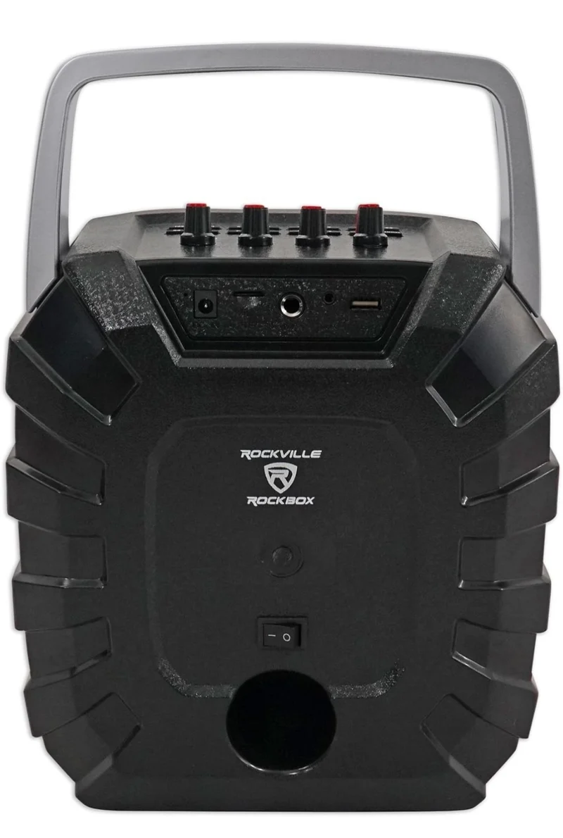 Rockville 6.5" Rechargeable Audio Visual PA Speaker+Mic for Teachers/Speeches
