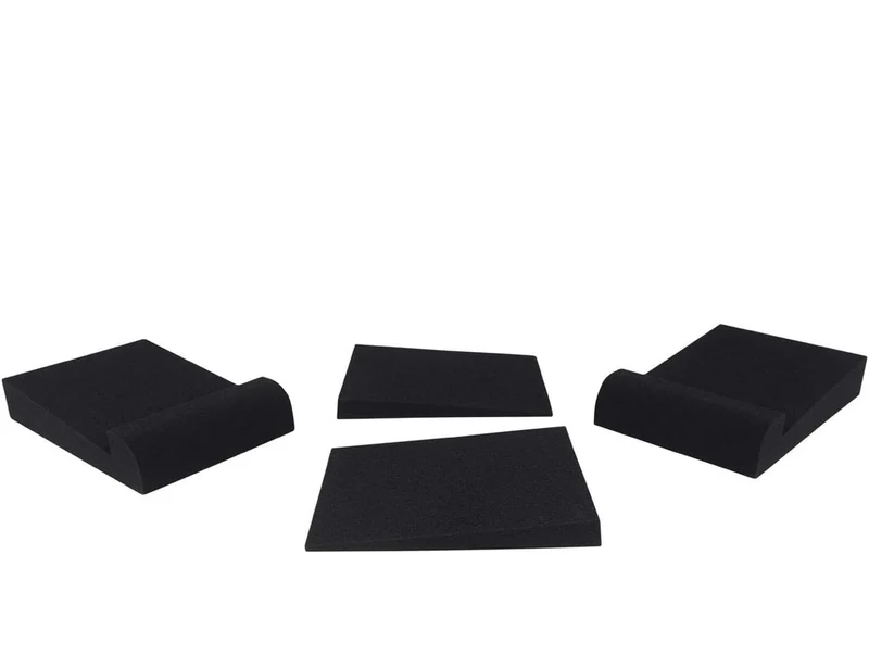 Rockville 2 DPM5B 5.25" 300w Dual Active Studio Monitors+Stands+Pads+Headphones BUNDLE