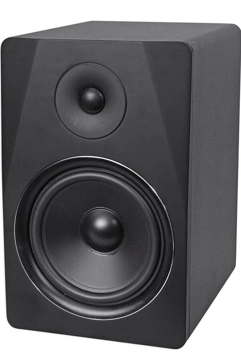 Rockville DPM8B 8" 2-Way 300W Black Active/Powered Studio Monitor Speaker
