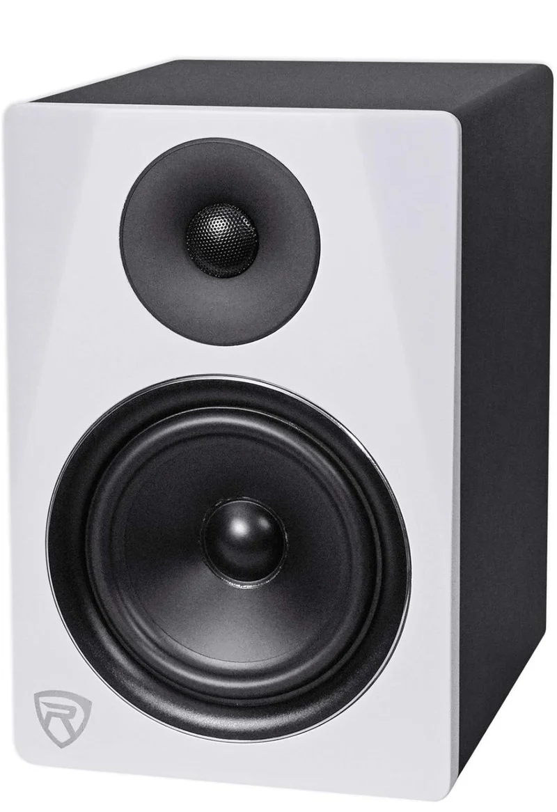 Rockville 6.5" 2-Way 210W White Active/Powered Studio Monitor Speaker (DPM6W)