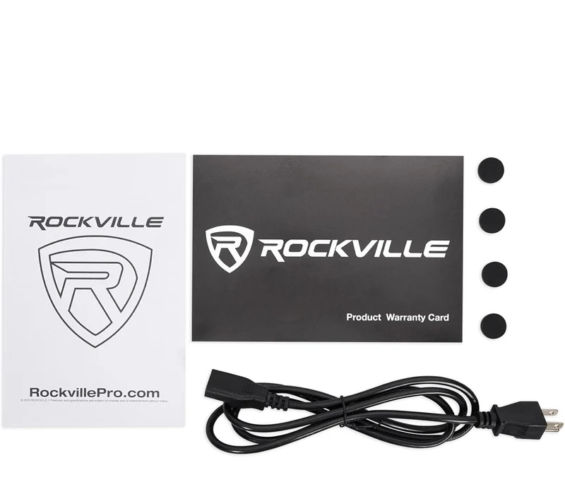 Rockville 6.5" 2-Way 210W White Active/Powered Studio Monitor Speaker (DPM6W)