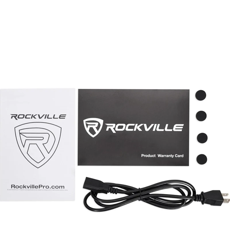 Rockville DPM6B 6.5" 2-Way 210W Black Active/Powered Studio Monitor Speaker